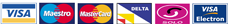 Credit cards accepted